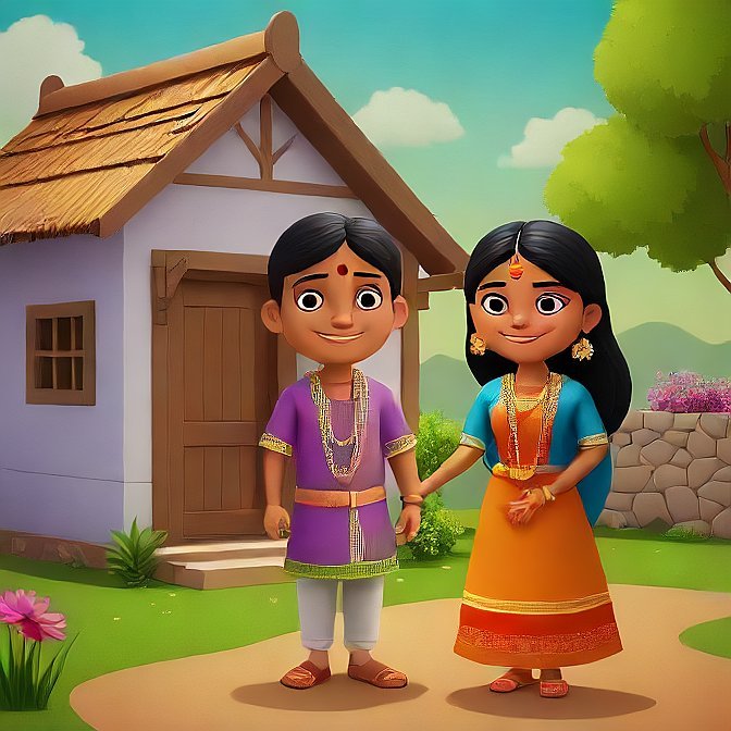 3D cartoon character art